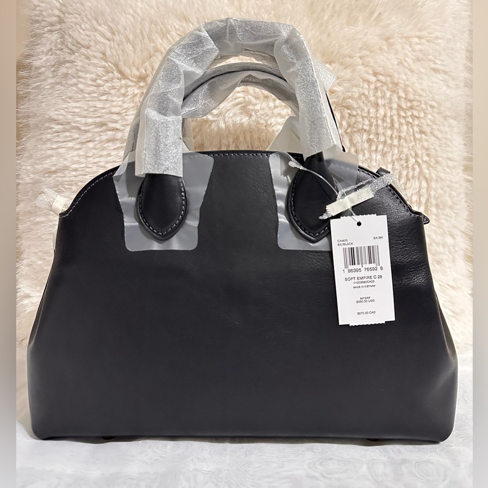 Coach Soft Empire Carryall Bag 28 (BLACK) - Picture 3 of 16